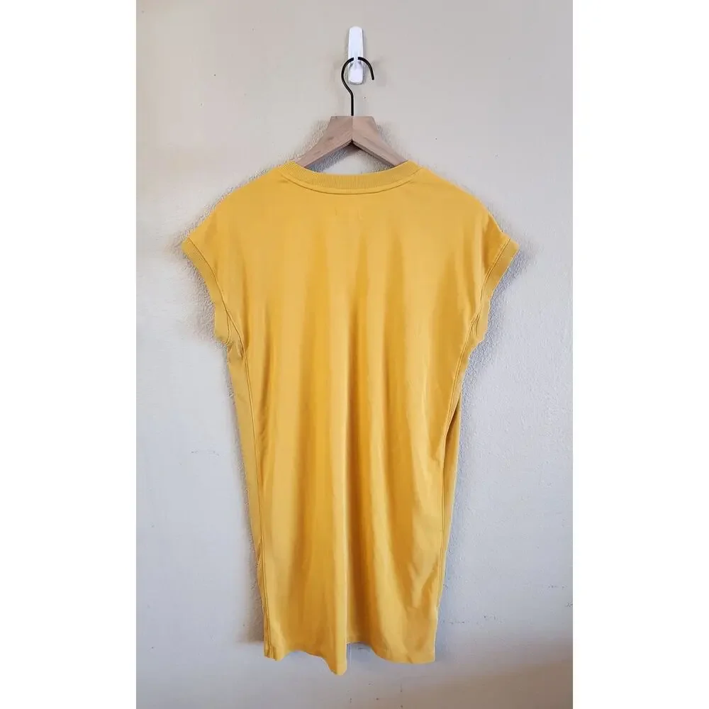 Lou & Grey Women's V-Neck Pocket Dress Sunflower Yellow Summer - Picture 3 of 13